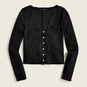 J. Crew Black Cardigan Sweater